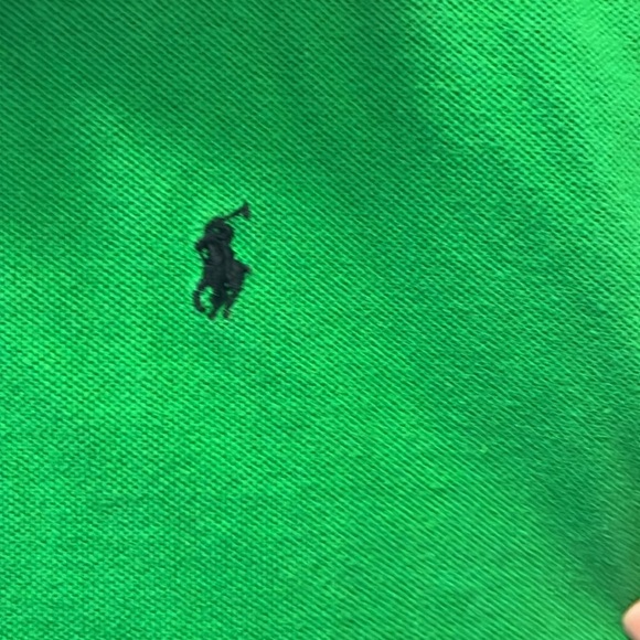 Hunter green polo by Ralph Lauren kids size large (16/18) - Picture 8 of 8